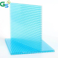 8Mm Garden Greenhouse Clear Blue Colored Roofing Sheets Multiwall Polycarbonate Hollow Sheet